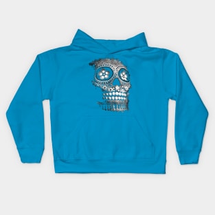 Hairy skull Kids Hoodie